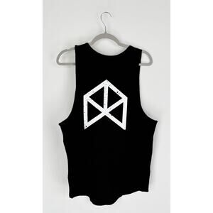 RawGear Front Pocket Stringer Muscle Tank Top Mens Size Small Black New RG314